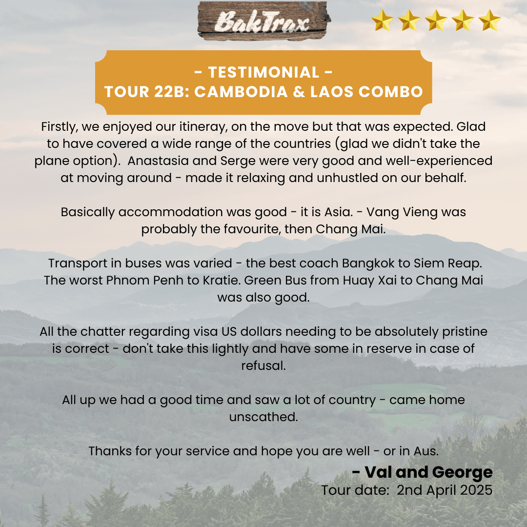 Cambodia & Laos Combo: Small Group Adventure Tour - 22B