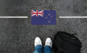 Overseas for the first time. New Zealand.