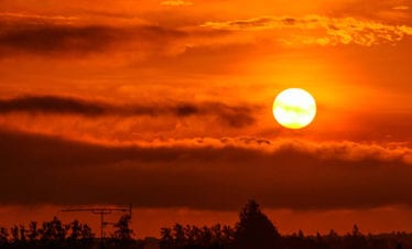 sun-set-Petchaburi, Thailand