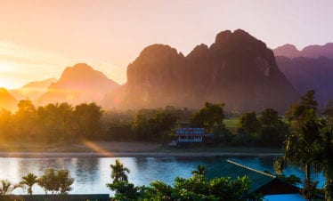 sunset-at-song-river-vang-vieng-laos